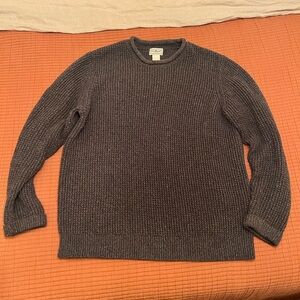 L.L. Bean Men's Charcoal Crewneck Sweater